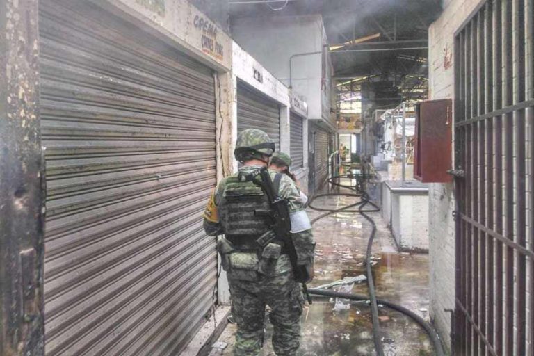 El Mercado del Tepe fue consumido por un ncendio en agosto pasado