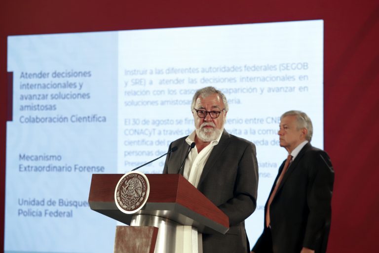 Notimex,Del 1 de diciembre de 2018 al 14 de agosto pasado han ido halladas 522 fosas, con 671 cuerpos