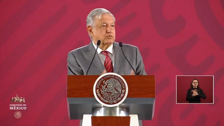 Gobierno de México,“No queremos desgracias, no queremos que haya pérdida de vidas humanas