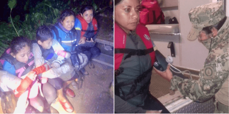 Foto: Especial,Las personas habían quedado atrapados en el lirio acuático, en un brazo del río Calzadas, afluente del Coatzacoalcos.