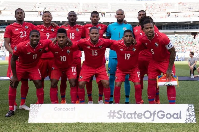 LYNXMPEG9A02S.jpg,Foto de archivo de selección de Panamá antes de jugar ante Jamaica en la Copa Oro 2019. Esatdio Lincoln Financial Field, Philadelphia, EEUU. 30 de junio de 2019.
CREDITO OBLIGADO USA TODAY/Bill Streicher; Crédito: Array, Reuters