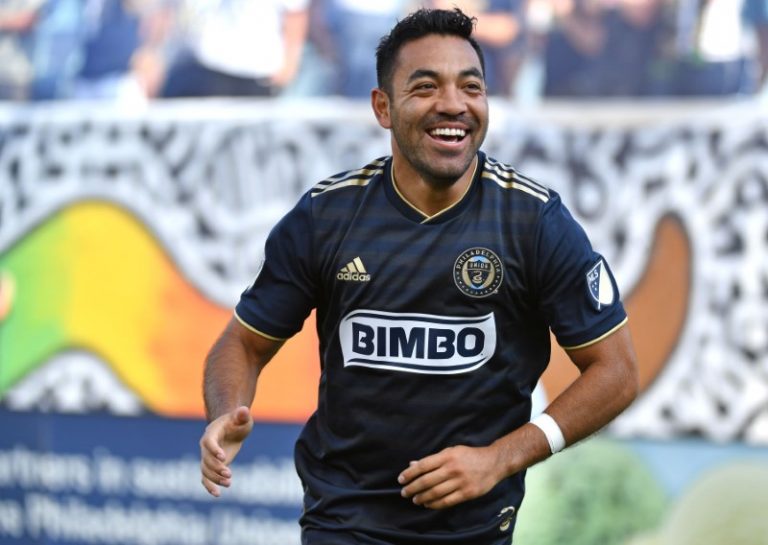 LYNXMPEG9M02L.jpg,Foto de archivo de Marco Fabián celebrando un gol con Philadelphia Union en la MLS. Estadio Talen Energy, Philadelphia, Pensilvania, EEUU: 7 de julio de 2019.
CREDITO OBLIGADO USA TODAY/Eric Hartline; Crédito: Array, Reuters