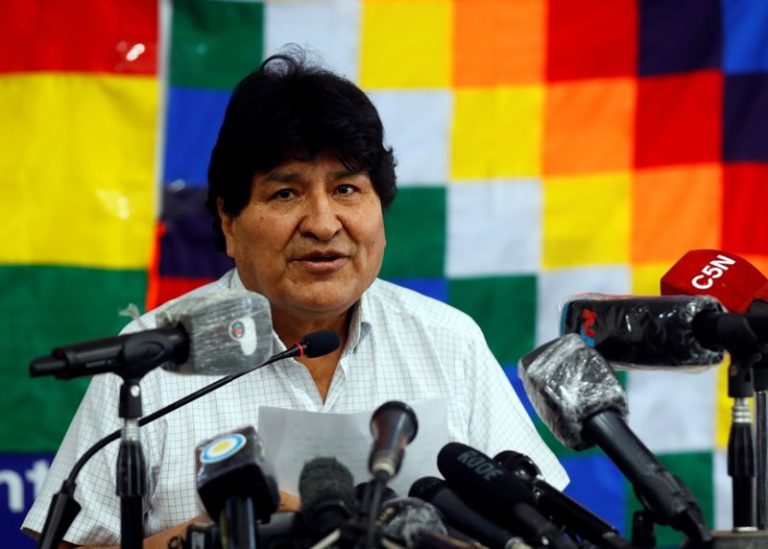 LYNXMPEG9N01E-1.jpg,FOTO DE ARCHIVO: Expresidente boliviano Evo Morales habla durante una conferencia de prensa en Buenos Aires, Argentina 18 octubre, 2020. REUTERS/Agustin Marcarian; Crédito: AGUSTIN MARCARIAN, Reuters