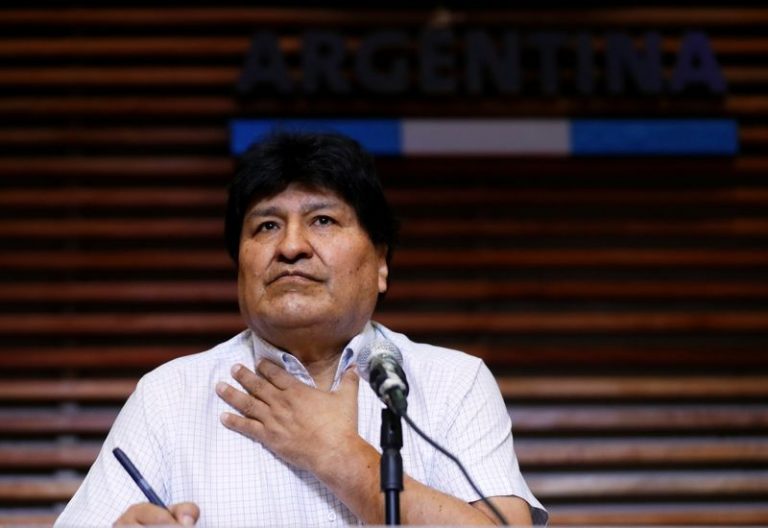 LYNXMPEG9Q010.jpg,Foto de archivo - El expresidente boliviano Evo Morales realiza una conferencia de prensa en Buenos Aires, Argentina. Oct 22, 2020. REUTERS/Agustin Marcarian; Crédito: AGUSTIN MARCARIAN, Reuters