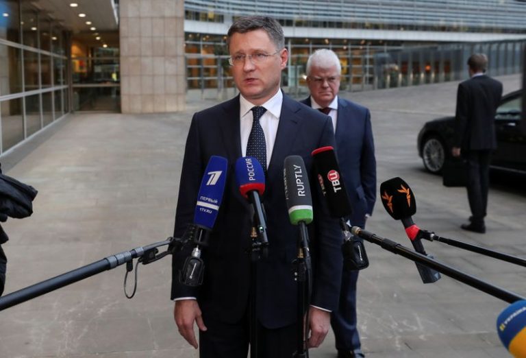 LYNXMPEG9T0VH.jpg,FOTO DE ARCHIVO. El ministro de Energía de Rusia, Alexander Novak, habla con la prensa, en Bruselas, Bélgica. 28 de octubre de 2019. REUTERS/Yves Herman; Crédito: YVES HERMAN, Reuters