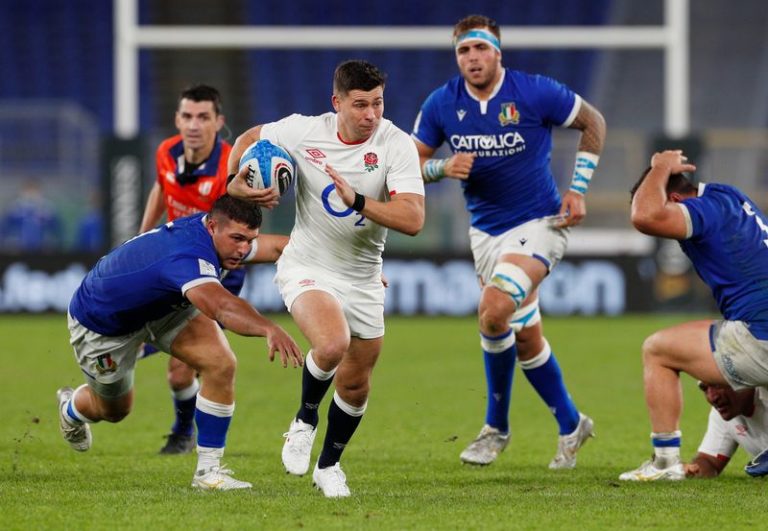 LYNXMPEG9U0NS.jpg,El jugador inglés Ben Youngs se escapa de sus rivales durante el partido del torneo de las Seis Naciones ante Italia en el Estadio Olímpico de Roma, Italia. 31 octubre 2020. REUTERS/Guglielmo Mangiapane; Crédito: Guglielmo Mangiapane, Reuters