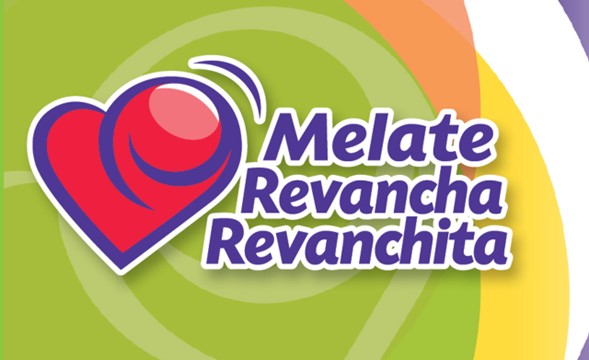Logotipo lotería mexicana Melate, Revancha y Revanchita