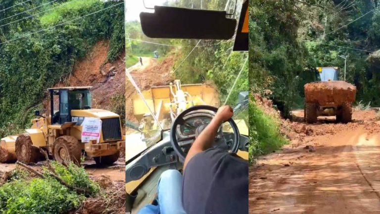 reconstrucción de caminos en Sierra Gorda
