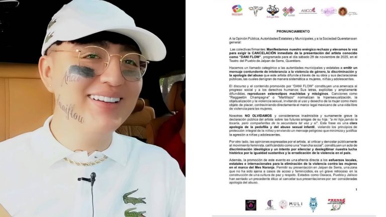 No quieren a Dani Flow en Jalpan